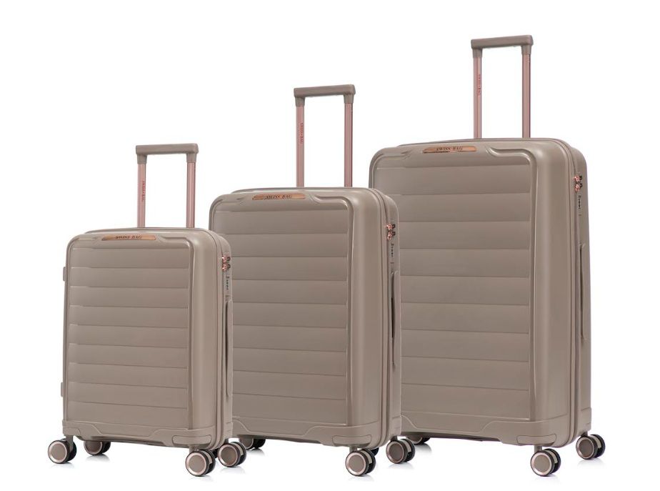 סט 3 מזוודות קשיח SWISSBAG יוקרתיות  - ₪1,200.00