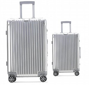 סט 2 מזוודות 20" 30" אלומיניום סט 2 מזוודות 20" 30" אלומיניום